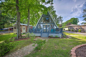 Romantic Hot Springs A-Frame on Lake Hamilton